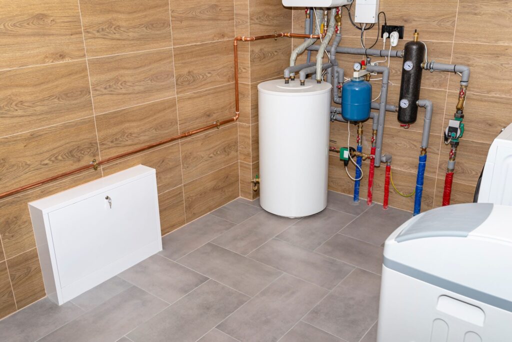 Residential water heater and plumbing system installed in Wellington